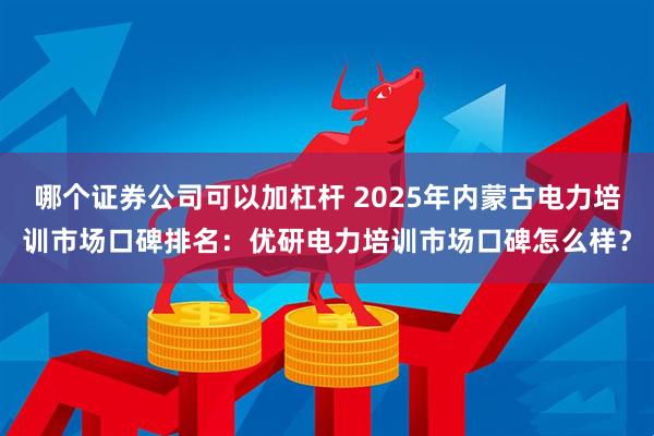 哪个证券公司可以加杠杆 2025年内蒙古电力培训市场口碑排名：优研电力培训市场口碑怎么样？